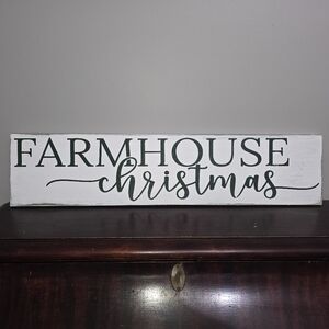 BRAND-NEW Handmade Farmhouse Christmas Wooden Sign